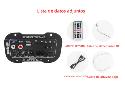 5-Inch Digital Bluetooth Amplifier for Car Sound System